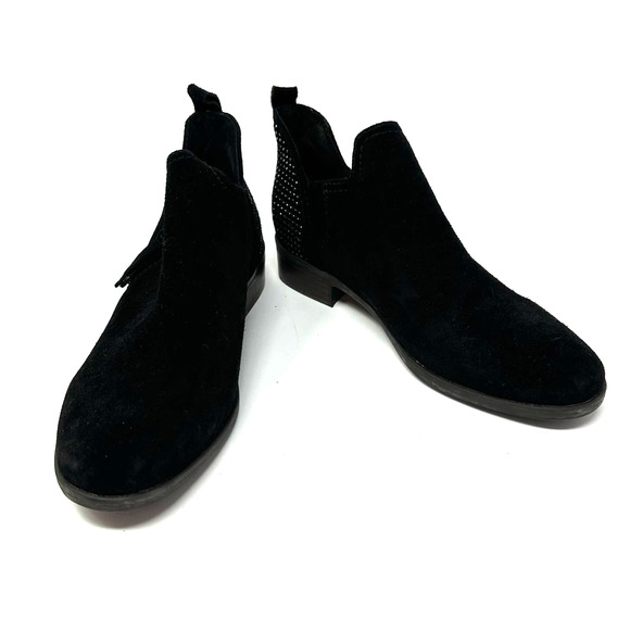 Lucca Lane size 6.5 black booties Syanna leather‎ studded side zip NWOT / NWOB - Picture 1 of 9